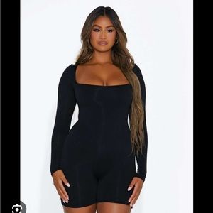 Naked Wardrobe BLACK ROMPER